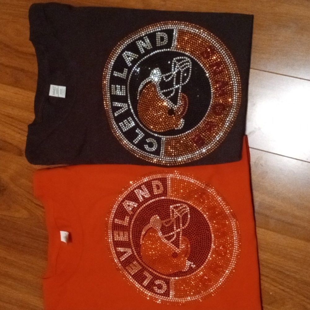 Cleveland Browns Rhinestone t- shirts
